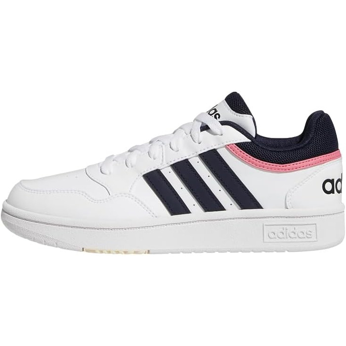 Кросівки Adidas Hoops 3.0 Low Classic для жінок (43 1/3 EU, білий, чорний, білий)