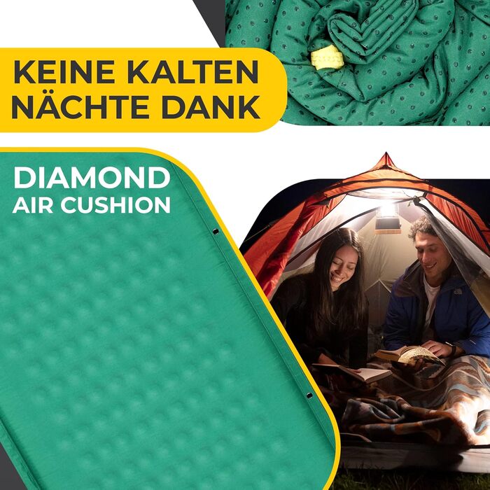 Isomatte самонадувна The Future Air Bender Comfort, 5 см, сіра, для кемпінгу та відпочинку на природі