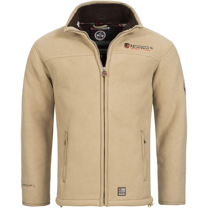 Чоловіча куртка Geographica Norway Steppjacke - тепла зимова куртка-анорак для активного відпочинку, катання на лижах та сноуборді (XXL, Ubolt Camel)