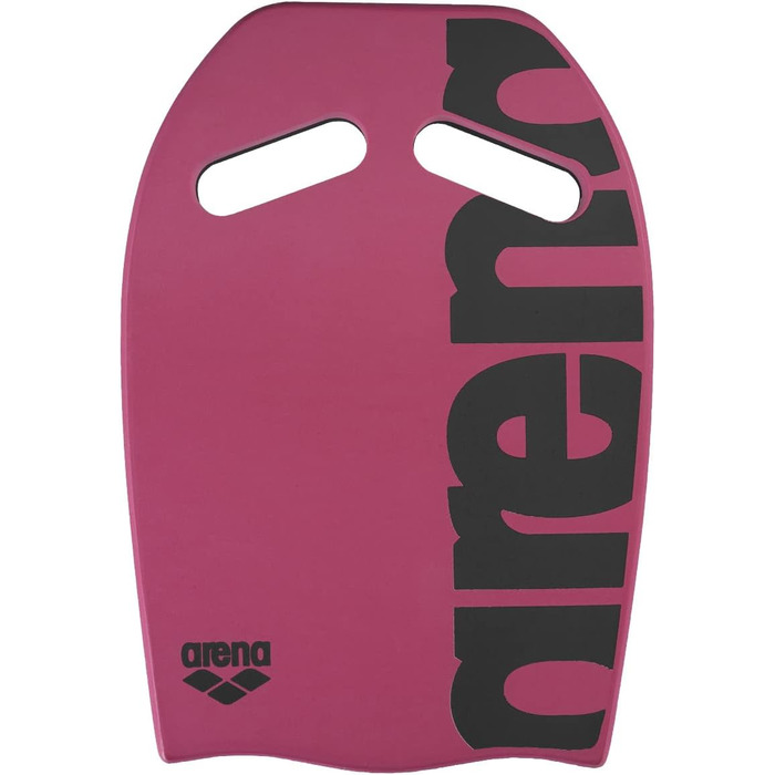 Плавальна дошка arena Kickboard для басейну, EVA, 39x30 см, рожева, з отворами для хвату, тренувальний інвентар, без ПВХ