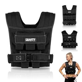 Утяжелитель Gravity Fitness 20/30 кг – регульований жилет для фітнесу, кросфіту, силових тренувань (10 кг)