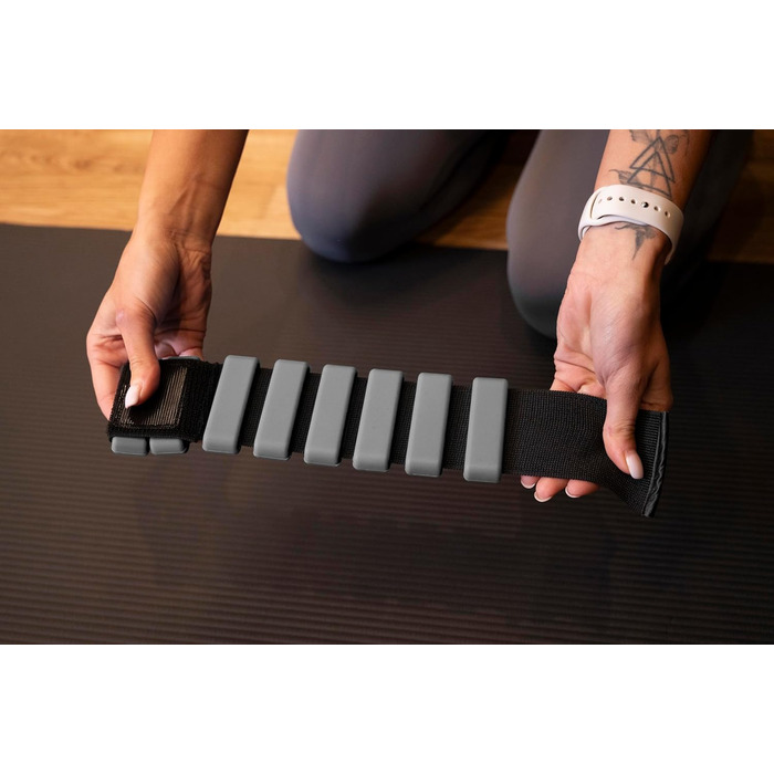 Регульовані вантажі на зап'ястя Fizyo – набір 2 шт. (2x450г) для йоги, танців, пілатесу та кардіо