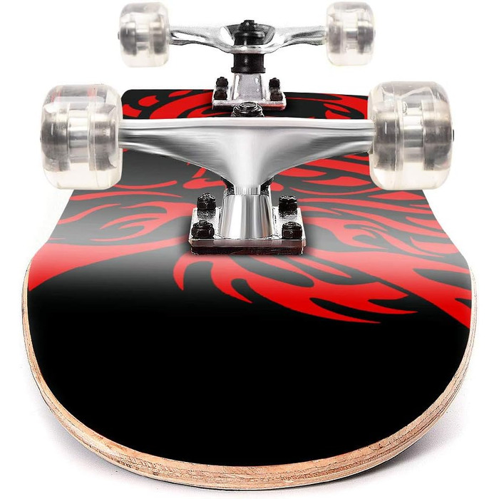 Скейтборд ChromeWheels 78.7 см Double Kick для дітей та початківців, 8-шаровий клен