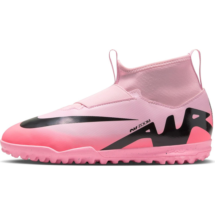 Дитячі футбольні кросівки Nike Zoom Superfly 9 Academy TF для штучного покриття, білі, сині, рожеві (38 EU)