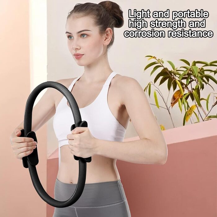 Кільце для пілатесу – тренажер для пресу, ніг та сідниць, для дому. Підходить для початківців та професіоналів