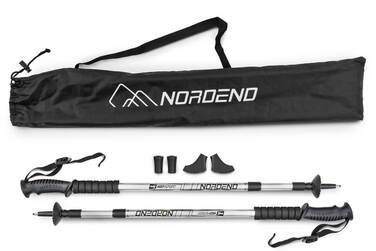 Трекінгові палиці Hop-Sport Nordend сріблясті