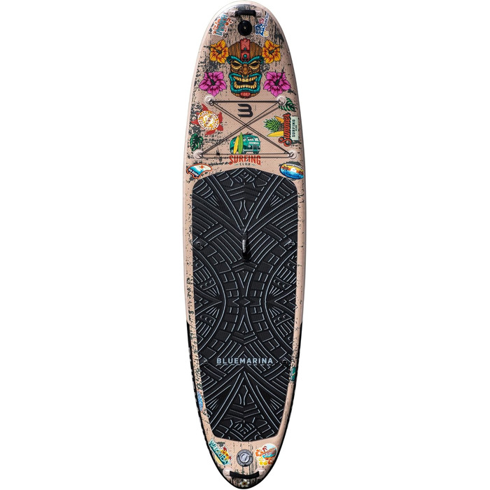 Надувна SUP-дошка Bluemarina Ariki Tiki 325x86x15 см, 5 років гарантії, комплект для сапбордингу, вантажопідйомність до 140 кг
