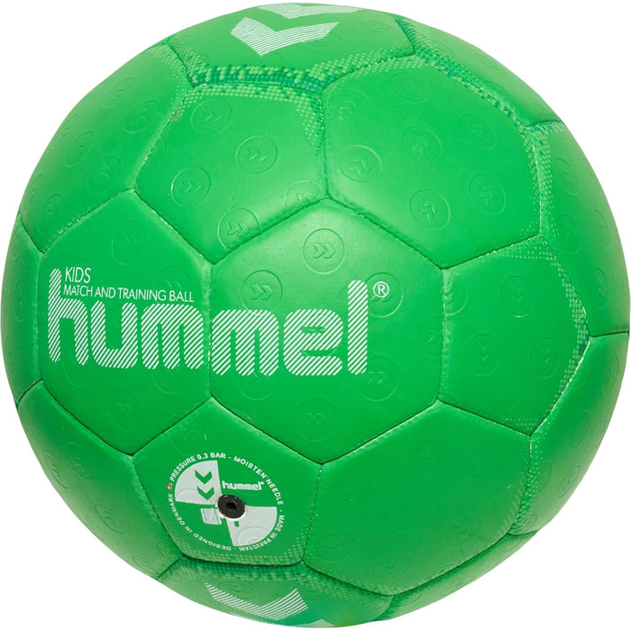 Дитячий гандбольний м’яч Hummel, розмір 1, зелено-білий, унісекс