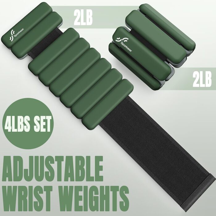 Набір обтяжувачів для ніг Sportneer 2 шт. (0,5 кг та 1 кг) для йоги, танців, аеробіки, чоловічий/жіночий