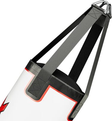 Дитячий боксерський мішок RDX, 60 см, комплект для кікбоксингу, боксу, MMA, карате, муай-тай, шкіра Maya Hide, білий (без рукавичок)