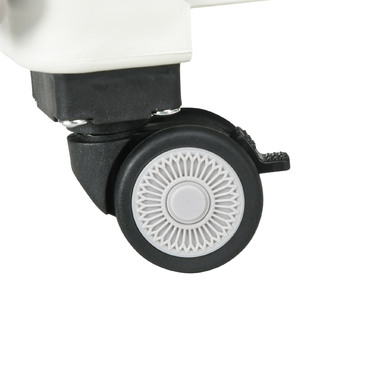 Трансформер для підйому сходами HOMCOM – мобільна складана коробка для перевезення вантажів. Максимальне навантаження: 65 кг. Білий колір.