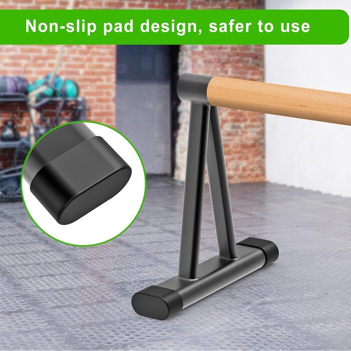 Паралелети для віджимань Dolibest, бруси для віджимань, фітнес, стійка для перекидання, ручки для віджимань, бруси для L-sit, середній розмір, 31 см, для дому та спортзалу