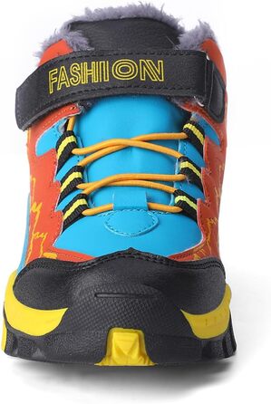 Дитячі зимові черевики Kinder Outdoor - теплі, взуття для прогулянок, трекінгу та гори, для хлопчиків та дівчаток, розмір 40 EU, помаранчеві