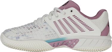Жіноче тенісне взуття K-Swiss Express Light 3, розмір 37 EU, білий, лілак, пастельно-бірюзовий