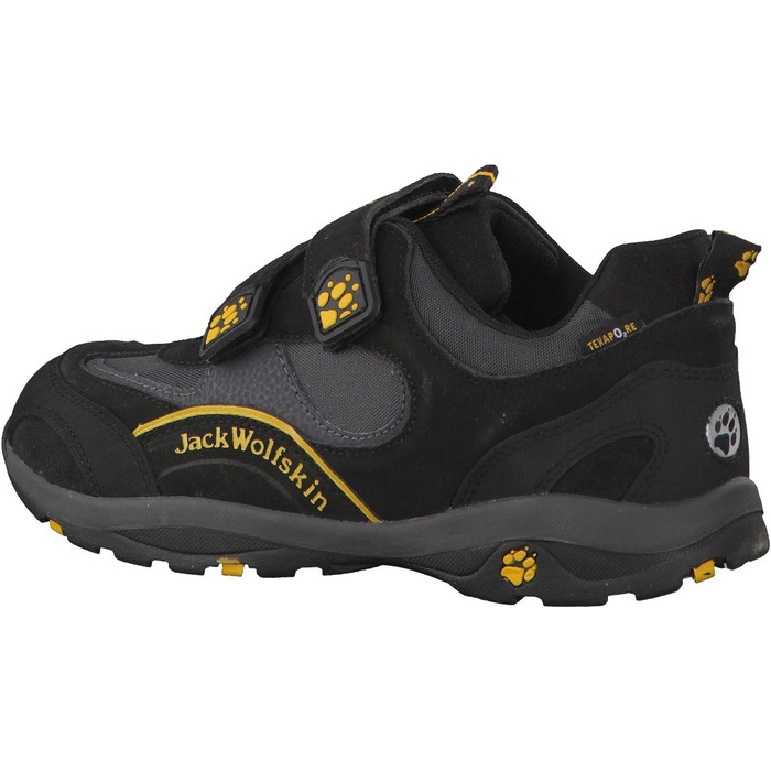 Дитячі трекінгові черевики Jack Wolfskin Offroad Texapore, чорний, 32 EU