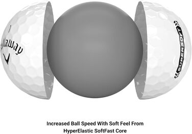 Гольф-м'ячі Callaway Supersoft 2023 білі