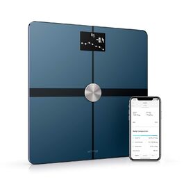 Ваги тіла Withings Body+ - смарт-ваги з вимірюванням BMI, м'язової маси та водного балансу, підключення Bluetooth/Wi-Fi, чорний (відновлені)