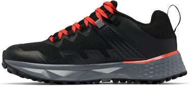 Чоловічі трекінгові черевики Columbia Facet 75 Outdry, 45 EU, чорний/вогняно-червоний