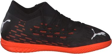 Дитячі футбольні бутси PUMA Future 6.3 Netfit It Jr - 32 EU (Чорний/Білий/Помаранчевий)