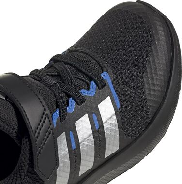 Дитячі кросівки adidas Fortarun 2.0 - чорний, сріблястий, royal blue (28.5 EU)