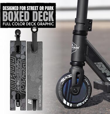 Скутер для трюків Madd Gear MG3 Zen чорний/чорний – для дітей 8-12 років