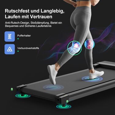 Walking Pad - компактний біговий тренажер для дому та офісу. Тиха, портативна бігова доріжка з регулюванням нахилу (5%)