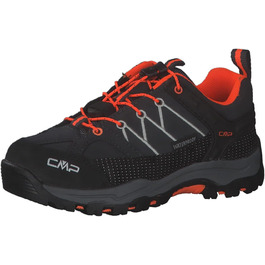 Дитячі трекінгові черевики CMP Rigel Low Wp для хлопчиків, Антрацит/Помаранчевий, 33 EU