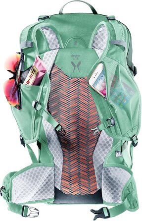 Жіночий рюкзак Deuter Speed Lite 23 SL, 23 л, легкий, для туризму, бірюзово-зелений