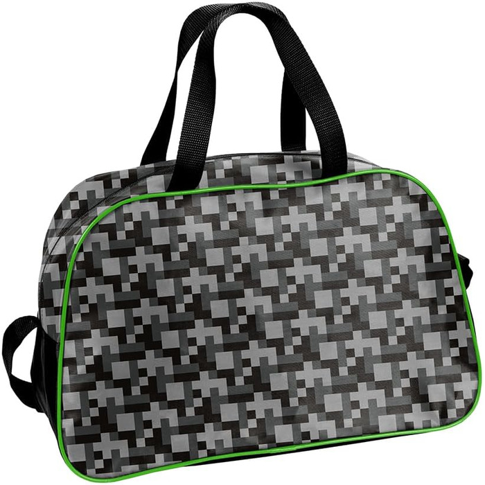 Спортивна сумка Goldkids для дітей (дівчаток та хлопчиків) з мотивом Pixel Game - сумка для плавання з посиленим дном, 40x25x15 см