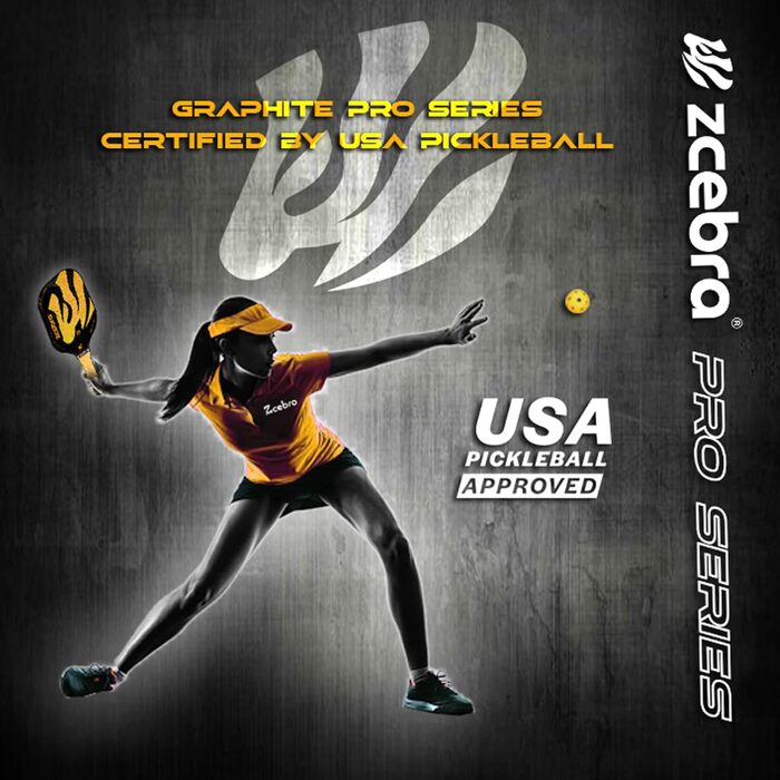 Ракетка для піклболу Graphit: Легка ракетка з карбону та поліпропілену в комплекті з чохлом з неопрену