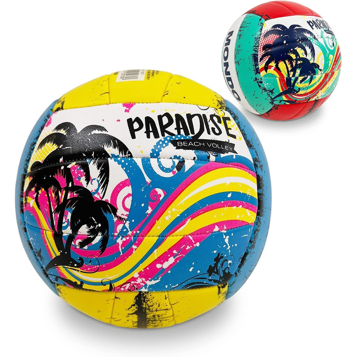Mondo Toys Волейбольний м'яч Spielball - розмір 5, PVC, м'який дотик (BEACH VOLLEY PARADISE)