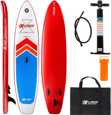 Надувна SUP-дошка EXPLORER для серфінгу, комплект для веслування стоячи