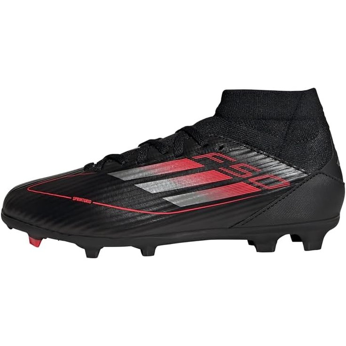 Дитячі футбольні бутси adidas F50 League Mid FG/MG, 36 2/3 EU, чорний/металік/червоний