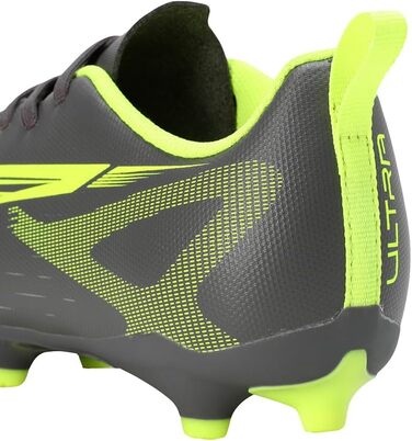 Дитячі футбольні бутси PUMA Ultra 5 Play FG/AG Jr – 38 EU, Matte Aged Silver Yellow Alert