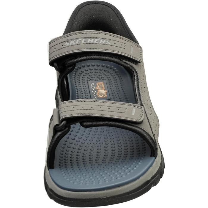 Скечерс Tresmen Reece - чоловічі спортивні сандалі (40 EU, сірі)