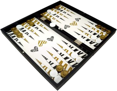 Делюкс дерев'яний набір для гри в нарди Valentine XXL 48x48,7 см