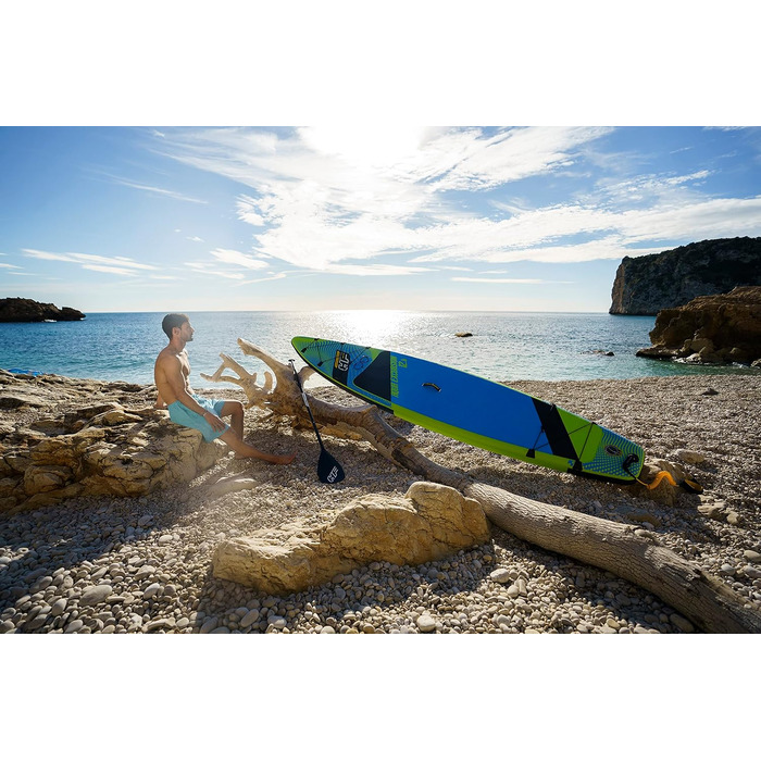 Надувна SUP-дошка Bestway Hydro-Force Touring Aqua Excursion 381×79×15 см, комплект для серфінгу