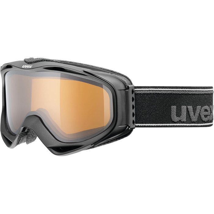 Лижна маска Uvex G.gl 300 Pola, поляризаційна, унісекс, чорна матова, універсальний розмір