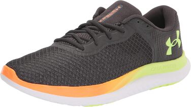 Чоловічі бігові кросівки Under Armour Charged Breeze, 42 EU, сірий Jet Gray/ Quirky Lime