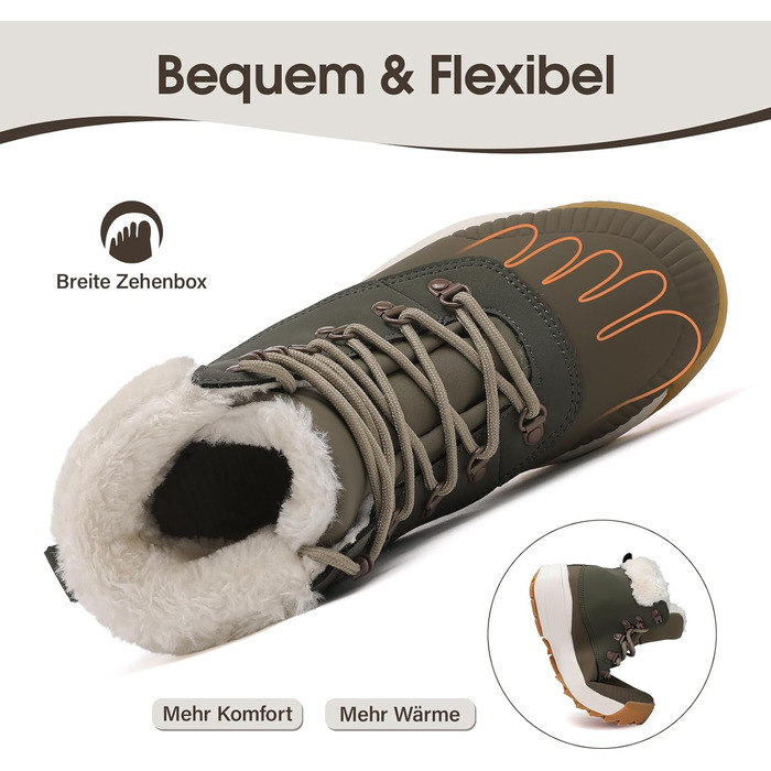 Зимові шкарпетки-черевики для жінок, водонепроникні, утеплені, зелені, розмір 37-42