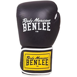 Боксерські рукавички BenLee Tough Leather Thai Gloves чорного кольору, розмір 16