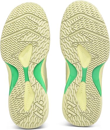 Жіночі тенісні кросівки P601 - неслизькі, з амортизацією, стабілізуючі, дихаючі, біло-фіолетові (40.5 EU, лимонно-жовті)