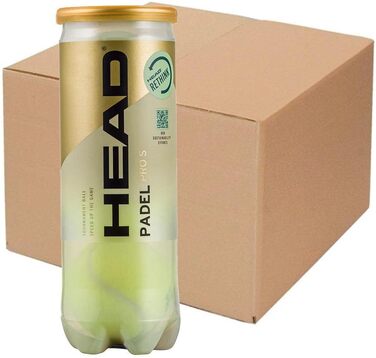 Набір для падел-тенісу HEAD Jugend Pro S Box (24 м'ячі), жовтий, розмір M