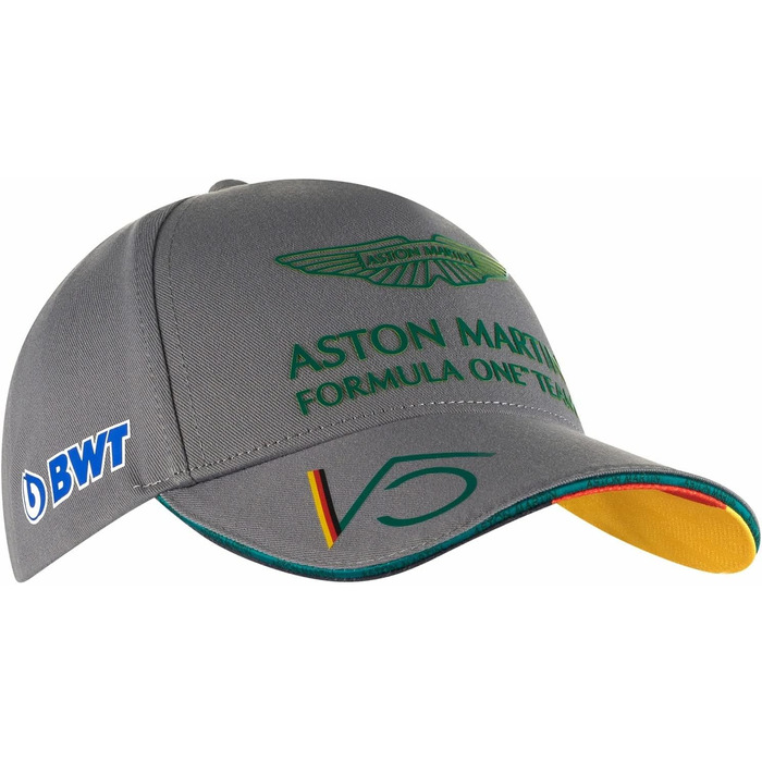 Кепка F1 Aston Martin Sebastian Vettel, сіра, дорослий розмір (універсальний)