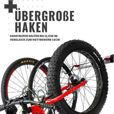 Настінна тримач для велосипедів PRO BIKE TOOL на 6 велосипедів - міцна конструкція, економія місця
