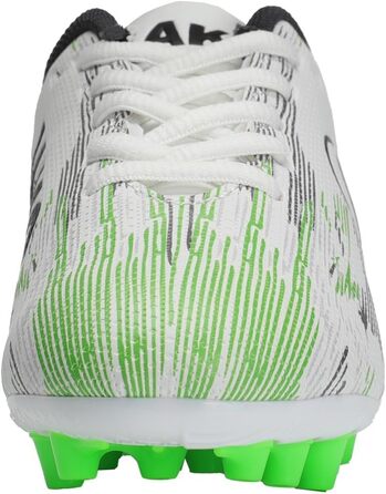 Дитячі футбольні бутси JAKO Stepover (37 EU, білий, неоновий зелений)