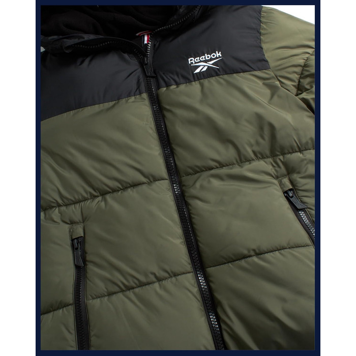 Куртка чоловіча Reebok Rbk Heavy Puffr V2 Olive/Leaf It to Me (синтетичний пух)