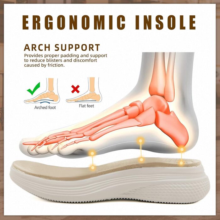 Сандалі жіночі літні Bequeme (Німеччина) 39 EU бежеві з ортопедичною устілкою для прогулянок та відпочинку