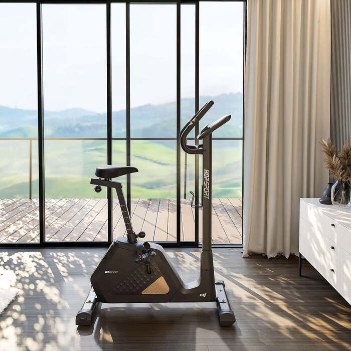 Велотренажер Hop-Sport HS-4500H Creft електромагнітний чорний