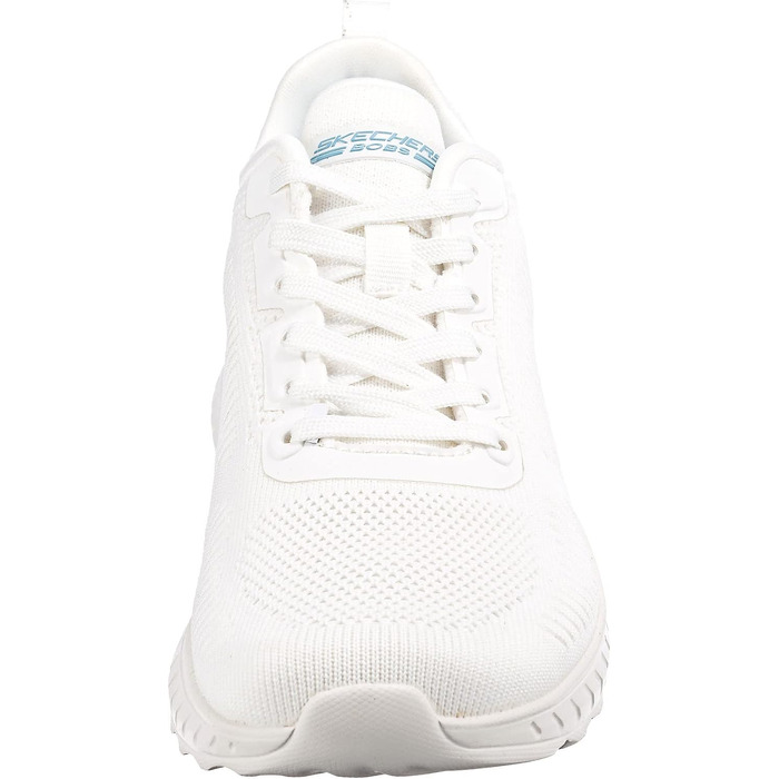 Жіночі кросівки Skechers Bobs Squad Chaos Face-Off, білого кольору, текстильні (Engineered Knit), розмір 38.5 EU